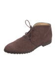 Balenciaga Suede Combat Boots - Brown Boots, Shoes - BAL229256 | The RealReal Suede Combat Boots