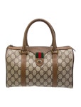 Gucci GG Supreme Web Boston Bag - Neutrals Handle Bags, Handbags - GUC1493526 | The RealReal GG Supreme Web Boston Bag