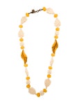 Necklace 14K Pearl & Dyed Coral Bead Strand Necklace - 14K Yellow Gold Bead Strand, Necklaces - NECKL230028 | The RealReal 14K... 