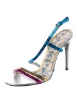 Christian Louboutin Snakeskin Animal Print T-Strap Sandals - Black Sandals, Shoes - CHT370091 | The RealReal Snakeskin Animal... 
