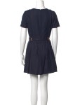 Gucci Crew Neck Mini Dress - Blue Dresses, Clothing - GUC2020027 | The RealReal