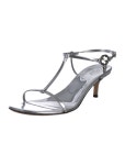 Gucci Leather T-Strap Sandals - Metallic Sandals, Shoes - GUC700448 | The RealReal Leather T-Strap Sandals
