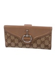 Gucci GG Canvas Continental GG Canvas Wallet - Accessories -          GUC700488 | The RealReal GG Canvas Continental GG Canvas Wallet