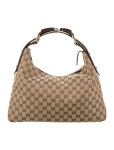 Gucci GG Canvas Medium Horsebit Hobo - Brown Hobos, Handbags - GUC780141 | The RealReal GG Canvas Medium Horsebit Hobo