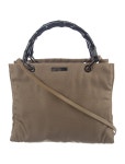 Gucci Nylon Bamboo Tote Bag - Neutrals Totes, Handbags - GUC780167 | The RealReal Nylon Bamboo Tote Bag