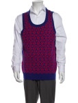 Gucci Skull Patterned Wool Sweater Vest - Blue Sweaters, Clothing - GUC780207 | The RealReal Skull Patterned Wool Sweater Vest