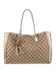 Gucci GG Canvas Medium Bella Tote - Brown Totes, Handbags - GUC813005 | The RealReal GG Canvas Medium Bella Tote