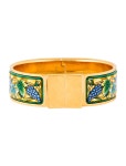 Hermès Vintage Loquet Wide Enamel Bracelet - Bracelets -          HER253102 | The RealReal Vintage Loquet Wide Enamel Bracelet