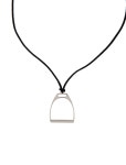 Hermès Stirrup Cord Pendant Necklace - Necklaces -          HER317011 | The RealReal Stirrup Cord Pendant Necklace