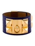 Valentino Wide Rockstud Bracelet - Gold-Tone Metal Wrap, Bracelets - VAL315002 | The RealReal Wide Rockstud Bracelet