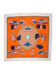 Christian Dior Silk Printed Scarf - Orange Scarves and Shawls, Accessories - CHR413008 | The RealReal Silk Printed Scarf