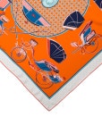 Christian Dior Silk Printed Scarf - Orange Scarves and Shawls, Accessories - CHR413008 | The RealReal Silk Printed Scarf