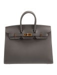 Hermès 2022 Epsom Birkin Sellier 25 - Grey Handle Bags, Handbags - HER618859 | The RealReal 2022 Epsom Birkin Sellier 25