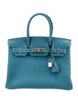 Hermès 2024 Epsom Kelly II Sellier 25 - Blue Handle Bags, Handbags - HER639475 | The RealReal 2024 Epsom Kelly II Sellier 25