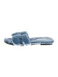 Jil Sander Shearling Slides - Black Sandals, Shoes - JIL133298 | The RealReal Shearling Slides