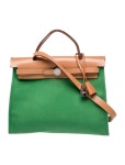 Hermès Toile & Vache Hunter Herbag 50 - Brown Handle Bags, Handbags - HER700366 | The RealReal Toile & Vache Hunter Herbag 50