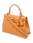 Hermès 2025 Vache Naturelle Grainée Kelly II Sellier 25 - Brown Handle Bags, Handbags - HER780151 | The RealReal