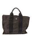 Hermès Toile Herline PM - Black Totes, Handbags - HER780228 | The RealReal