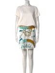 Hermès Silk Knee-Length Dress - Neutrals Dresses, Clothing - HER780231 | The RealReal Silk Knee-Length Dress