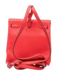 Hermès Togo Kelly Ado II - Red Backpacks, Handbags - HER823009 | The RealReal