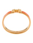 Hermès Clic H Bracelet - Orange Bangle, Bracelets - HER824011 | The RealReal