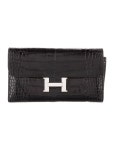 Hermès Constance Long Wallet - Black Wallets, Accessories - HER828021 | The RealReal