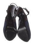 Hermès Gala Canvas Slingback Pumps - Blue Pumps, Shoes - HER829028 | The RealReal