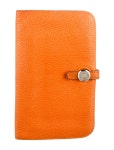 Hermès Dogon Duo Wallet - Orange Wallets, Accessories - HER830022 | The RealReal