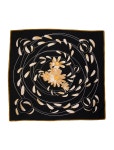Hermès Au gré du vent Silk Scarf - Black Scarves and Shawls, Accessories - HER830024 | The RealReal