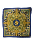 Hermès Les Tuileries Silk Scarf - Blue Scarves and Shawls, Accessories - HER834429 | The RealReal