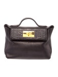 Hermès Volupto & Alligator Mississippiensis 24/24 Touch 21 - Black Handle Bags, Handbags - HER836002 | The RealReal