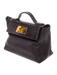 Hermès Volupto & Alligator Mississippiensis 24/24 Touch 21 - Black Handle Bags, Handbags - HER836002 | The RealReal