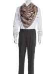 Hermès Le Jardin Des Coptes Silk Scarf - Brown Scarves and Shawls, Accessories - HER838006 | The RealReal