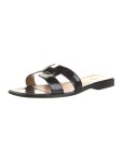 Hermès Oran H Logo Slides - Black Sandals, Shoes - HER838009 | The RealReal