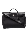 Hermès 2025 Toile Militaire & Vache Hunter Herbag Zip Messenger 39 - Black Messenger Bags, Bags - HER838026 | The RealReal