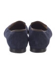 Hermès Suede Loafers - Blue Flats, Shoes - HER838041 | The RealReal