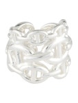 Hermès Chaine dAncre Enchainee Ring, Large Model - Band, Rings - HER839024 | The RealReal