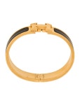 Hermès Clic H Enamel Bangle Bracelet - Bangle, Bracelets - HER839026 | The RealReal