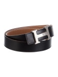 Hermès Reversible 32 mm H Strié Belt Kit - Black Belts, Accessories - HER840004 | The RealReal