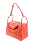 Hermès Evercolor Lindy 30 - Orange Handle Bags, Handbags - HER840018 | The RealReal