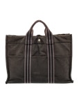 Hermès Toile Fourre-Tout MM - Grey Totes, Handbags - HER849009 | The RealReal
