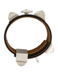 Hermès Leather Collier De Chien Bracelet - Black Bangle, Bracelets - HER849014 | The RealReal