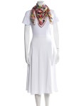 Hermès En Voyage Silk Scarf - White Scarves and Shawls, Accessories - HER853002 | The RealReal