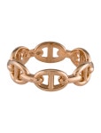 Hermès Chaine dAncre Enchainee Ring, Small Model - Band, Rings - HER853014 | The RealReal