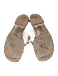 Hermès Claire Calfskin Slides - White Sandals, Shoes - HER853019 | The RealReal