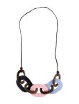 Hermès Horn & Cord Karamba Collar Necklace - Collar, Necklaces - HER854002 | The RealReal