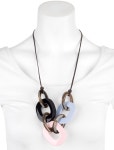 Hermès Horn & Cord Karamba Collar Necklace - Collar, Necklaces - HER854002 | The RealReal