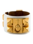 Hermès Leather Collier de Chien Wrap Bracelet - Wrap, Bracelets - HER855010 | The RealReal