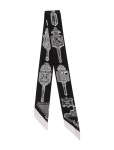 Hermès Merveilleuses Lanternes Silk Twilly Scarf w/ Tags - Black Scarves and Shawls, Accessories - HER855012 | The RealReal