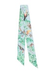 Hermès Equateur Silk Twilly Scarf w/ Tags - Blue Scarves and Shawls, Accessories - HER855013 | The RealReal